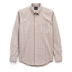 Camisa Semiformal Para Hombre Mod.b61203 Marca Bobois® Kaky Cuadros Ch