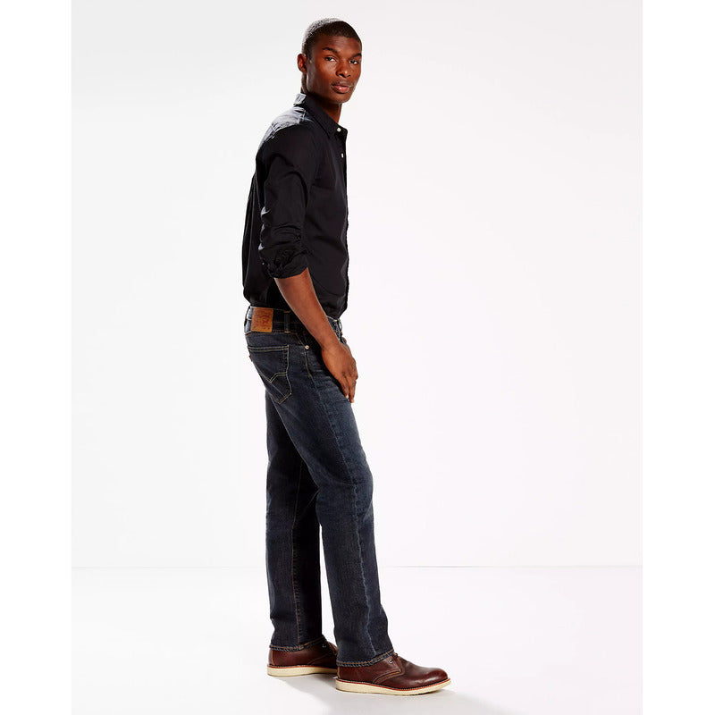 Pantalón Regular De Hombre 005051330 Mod. 505 Marca Levi's® Azul Petróleo Liso 30x32