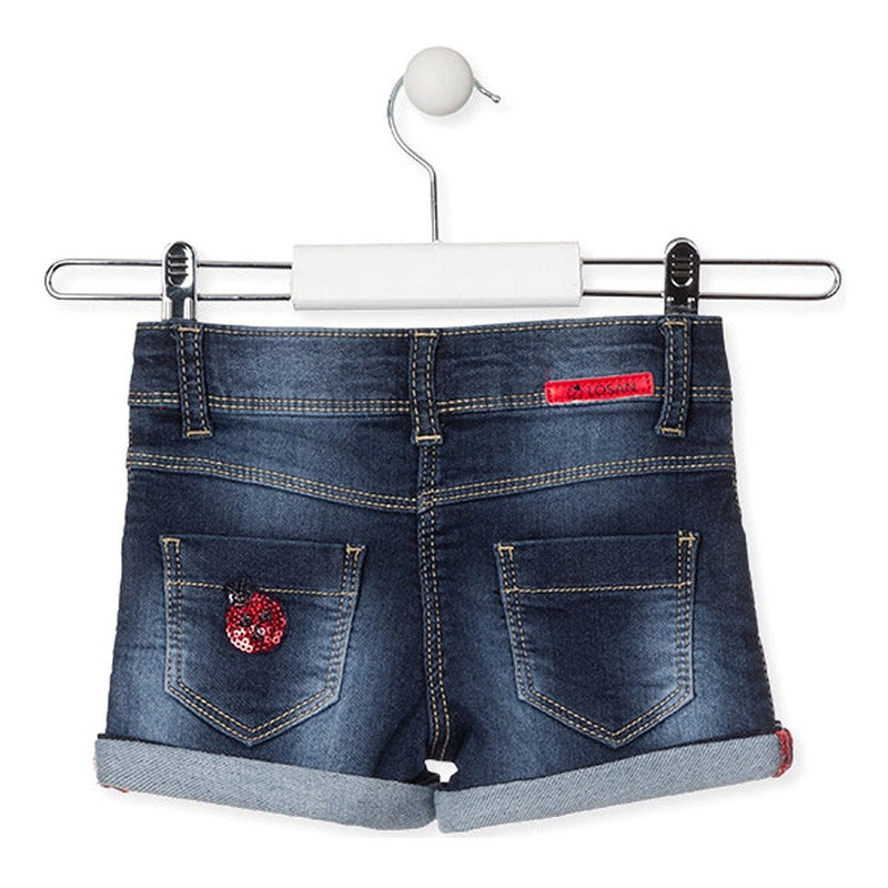 Short De Niña Con Ajustador Interior Marca Losan®