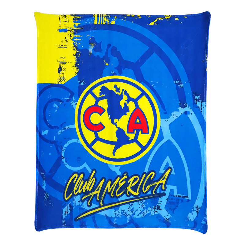Frazada Ligera Super Suave Matrimonial Futbol Providencia® Equipo 500 G Club America