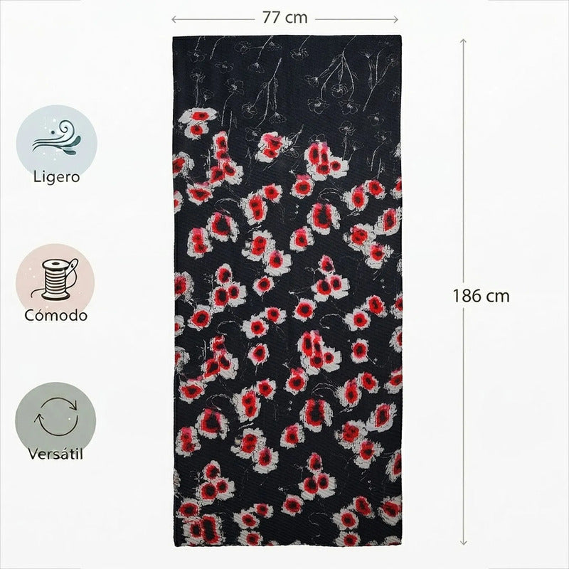 Pashmina Ligera Suave Casual Para Mujer Marca Desigual® Multicolor 25sawa23/2000 Unitalla