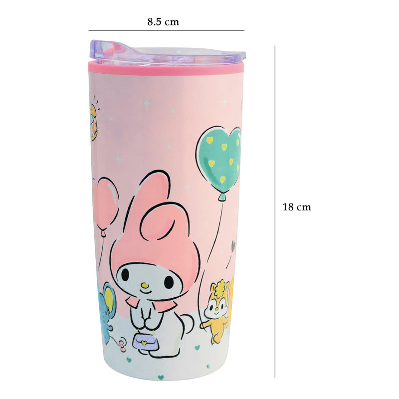 Vaso Termo Con Tapa 450ml Para Adulto Diseños Varios