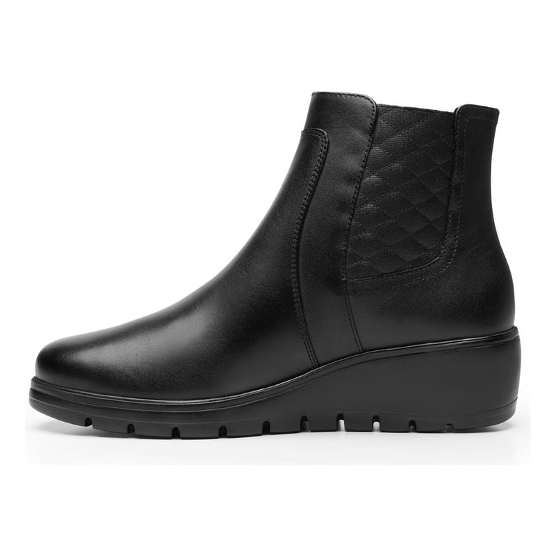 Botín Confort Cuña Para Mujer Mod.104821 Marca Flexi®