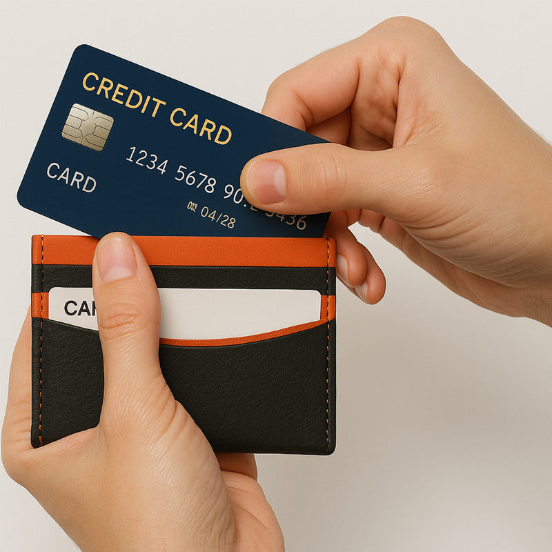 Tarjetero De Piel 7 Ranuras Mod.413 Marca Giron®