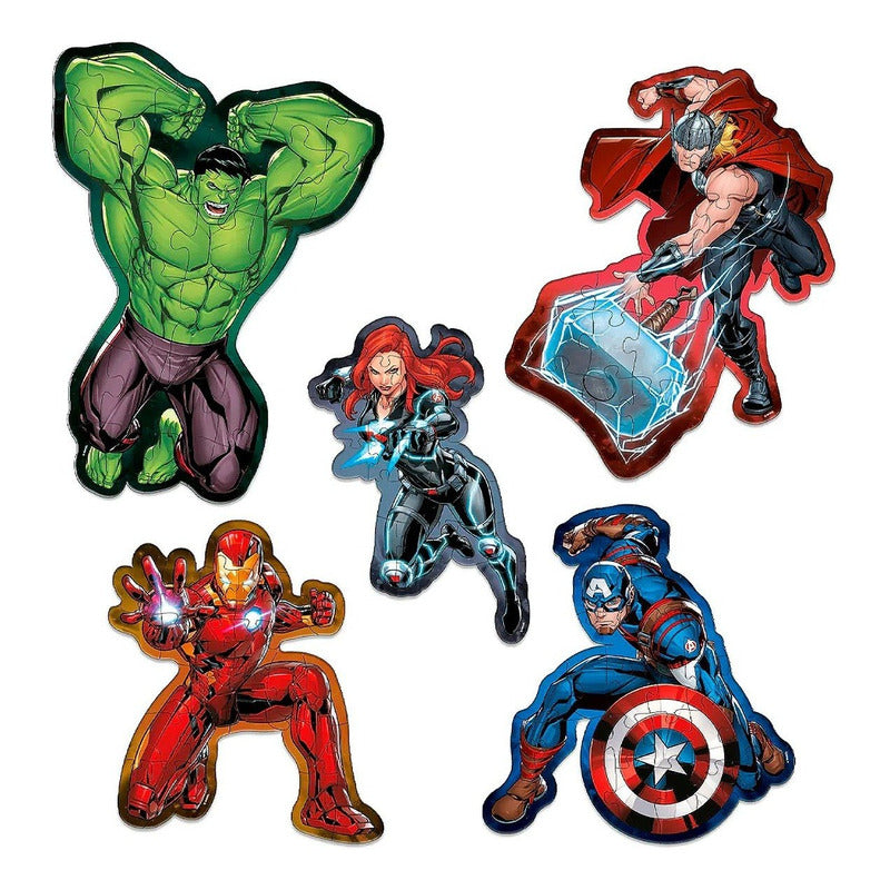 Rompecabezas Con Forma De Los Avengers  Novelty®mod.jca-3120