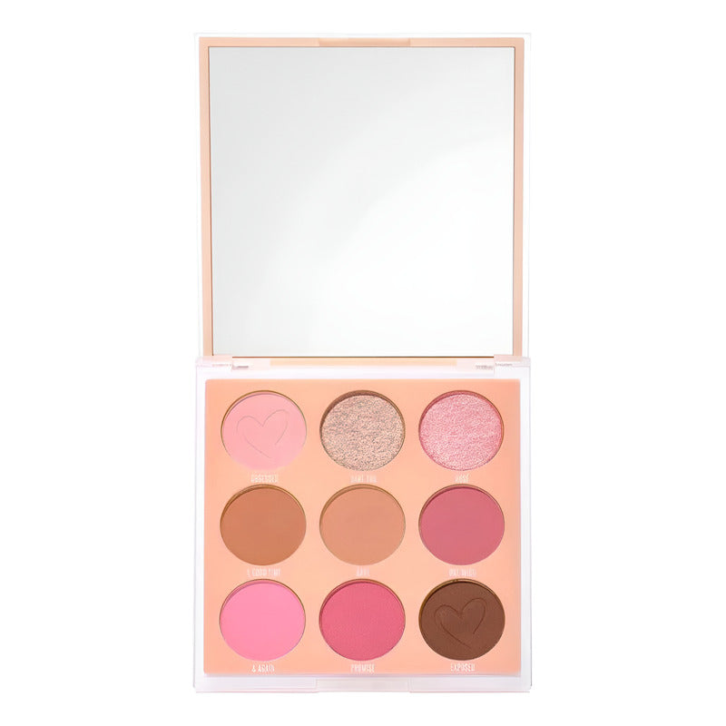 Paleta De Sombras 9 Tonos Nude X Marca Beauty Creations®