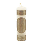 Set Para Bautizo Vela+concha+toalla+caja De Madera