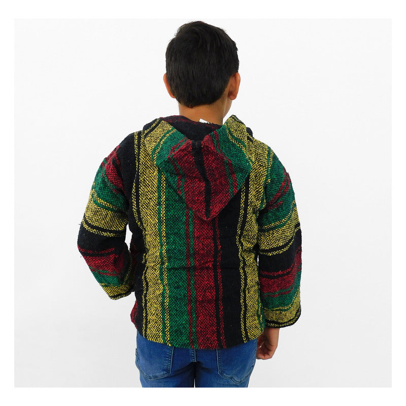 Sudadera Canguro Artesanal De Jerga Infantil