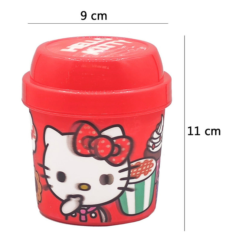 Topper Recipiente 11 Cm Para Comida Diseño Lenticular Niños