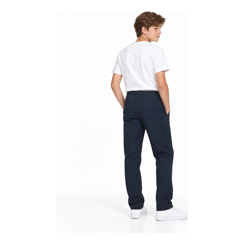 Pantalón Relaxed Juvenil 6525 Marca Nukutavake Mayoral® Marino Lisa 8 Años