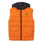 Chaleco  Reversible Con Gorro Mod.7389 Marca Mayoral® Naranja 16