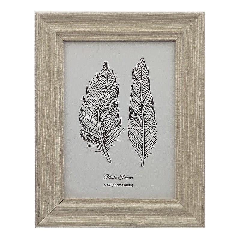 Portarretrato Con Marco Plástico-vidrio Para Mesa