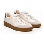 Tenis  Sneaker Casual Dama Mod.134503 Milan Marca Flexi® Algodón Lisa 24.5 Mx