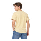 Playera Casual Para Hombre Mod. Dppm1282 Marca Lob® Beige Floreado M Lisa