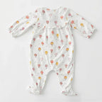 Mameluco Ligero Para Bebé Mod. 1708 Marca Mayoral® Blanco 12 Meses Globos Aerostáticos