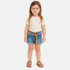 Short De Mezclilla Para Niña Losan® Mod.2166012al