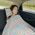 Frazada De Viaje Artesanal Con Almohada Set De Descanso