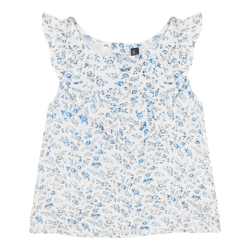 Blusa Holgada Estampado De Flores Marca Losan 016-3001al