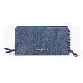 Cartera Denim Con Detalles Trenzados 26sayd05/5005 Desigual® Azul Cielo Denim