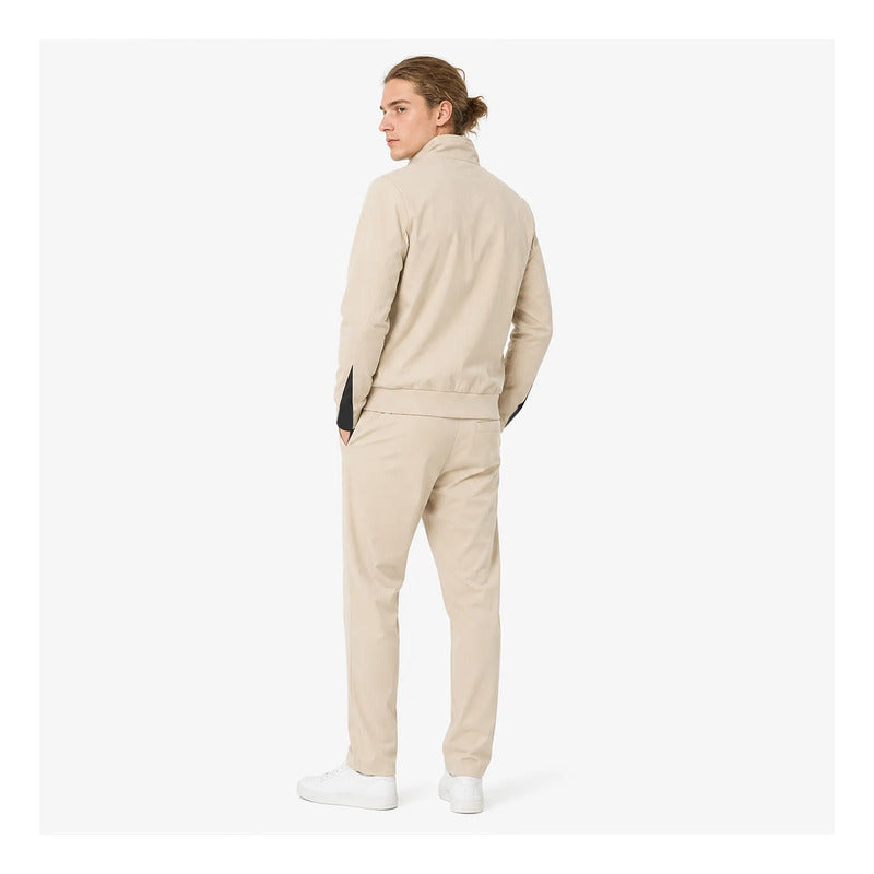 Conjunto Ligero Para Hombre Sudadera+pants Le2602 Roosevelt® Beige Lisa M