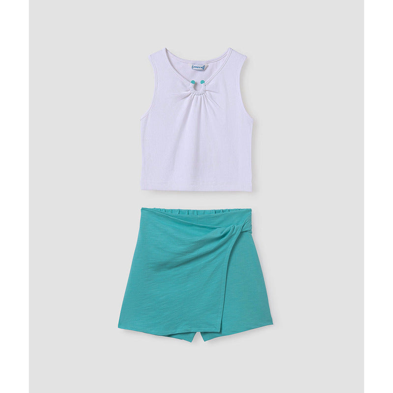 Conjunto Falda/short+playera Para Niña 6224 Marca Mayoral®