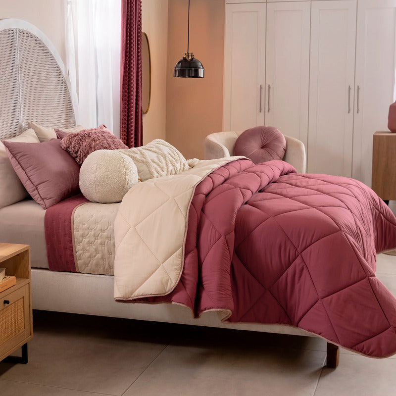 Set De Edredon Qs/mat Comforter 2.25x2.35m Marca Vianney®