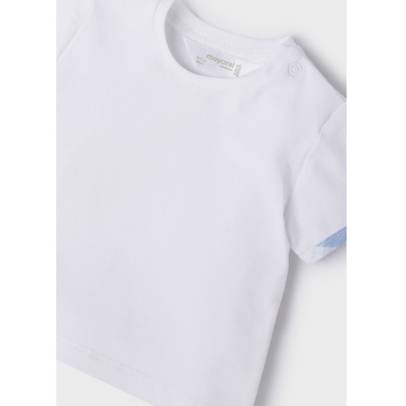 Conjunto Para Bebé Pañalero+playera Mod.1679 Marca Mayoral®