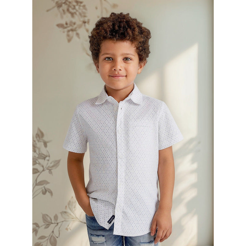 Camisa Para Niño Manga Corta Mod.3118 Marca Mayoral®