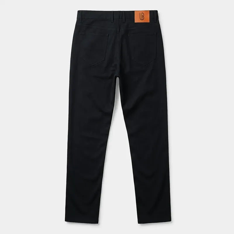 Pantalon Para Hombre Mod. Cprc0205 Marca Lob® Negro Lisa 33