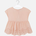 Blusa Holgada Para Niña Mod.6167 Nude Marca Mayoral® Nude 8 Años