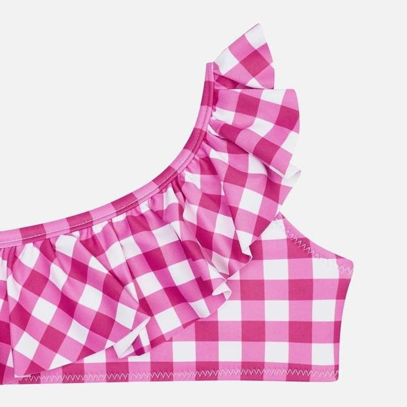 Traje De Baño Bikini De Niña Cuadros Rosa Mayoral 3728