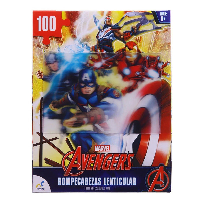 Rompecabezas Lenticular 3d  Avengers Mod.jca-3092t Novelty®