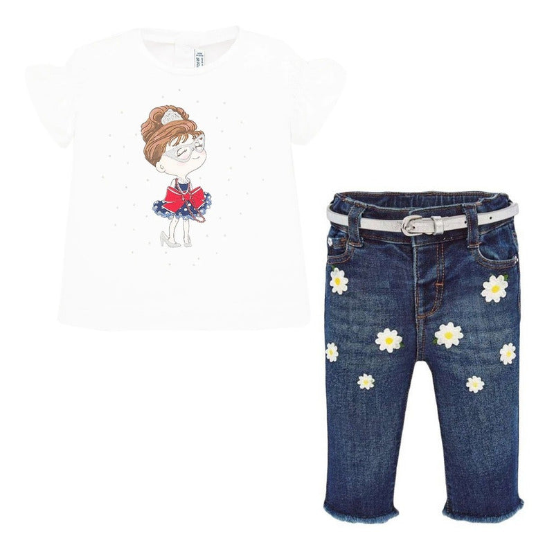 Conjunto Para Bebe Pantalón + Blusa Marca Mayoral®