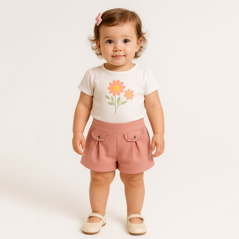 Short Para Niña Mod.2936 Marca Mayoral® Coral Lisa 36 M