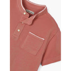 Playera Cuello Mao De Niño Mod.3102 Marca Mayoral® Coral Oscuro Liso 7