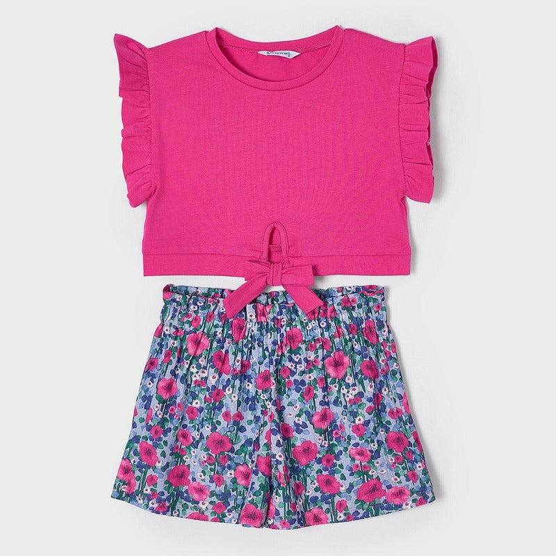 Conjunto De Niña Short+blusa Mod.3289 Marca Mayoral®