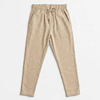 Pantalón Tipo Lino Para Hombre Mod. Mkhp0009 Mako & Co® Beige Lisa M