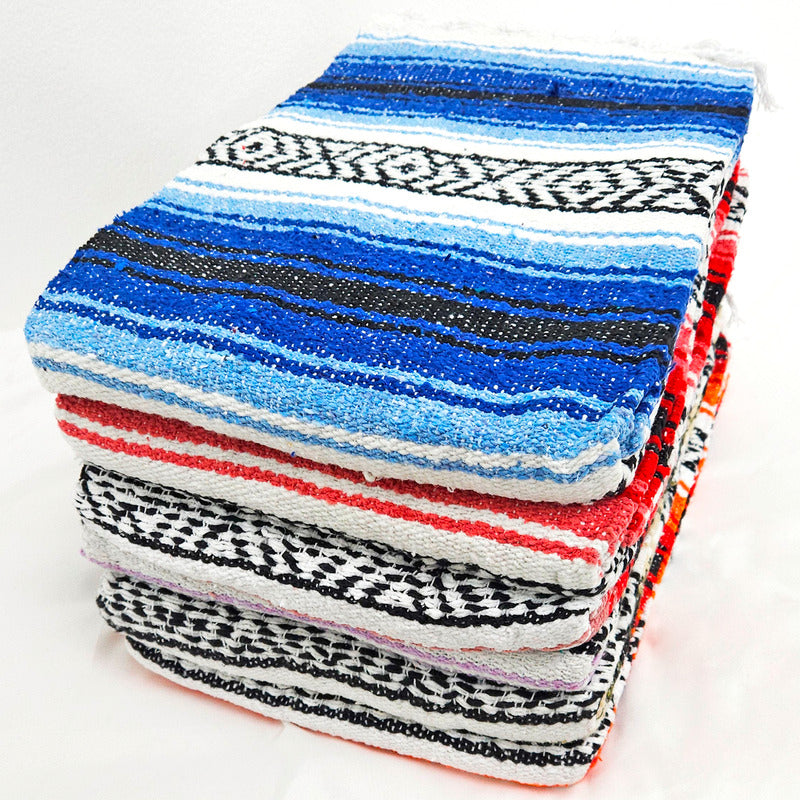 Falsa Mexicana Artesanal Multiusos 6pz Mayoreo 190x120cm Multicolor