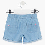 Short Con Bordado Para Bebe Mod.018-9000al Marca Losan®