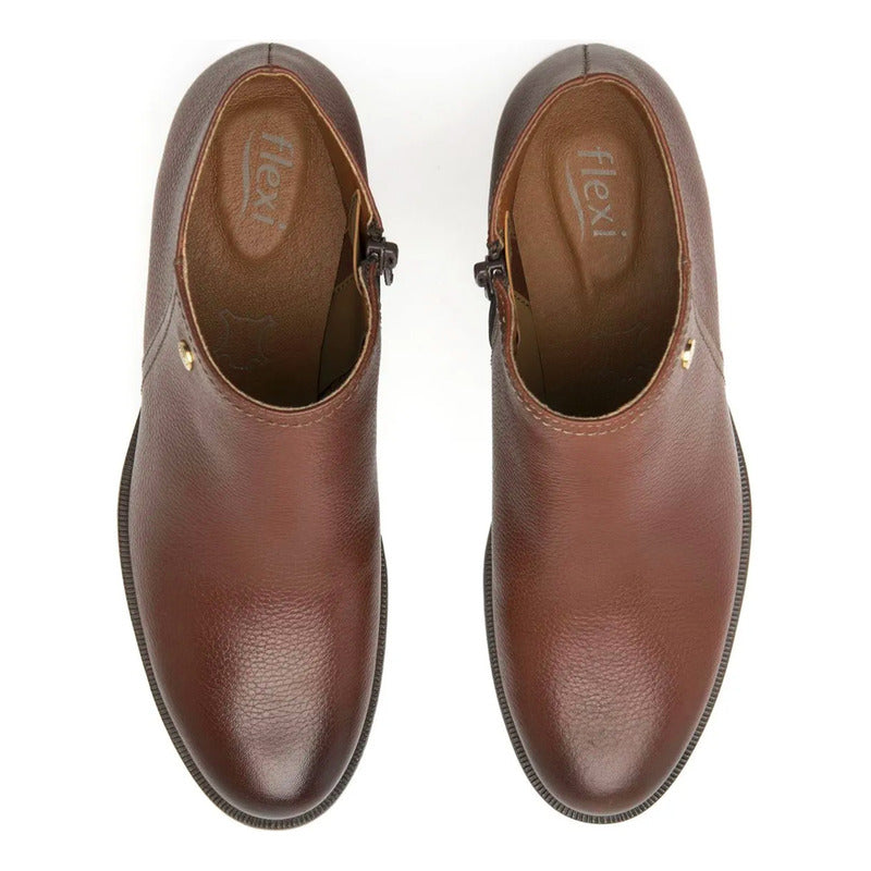 Botín Con Tacón Para Dama Mod. 109219 Marca Flexi®