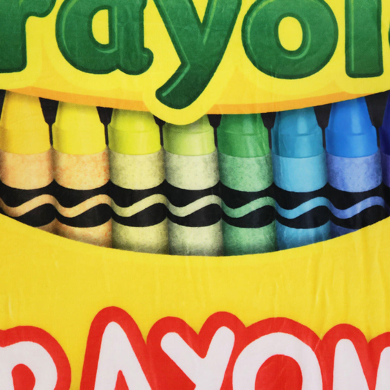 Cobertor Borrega Matrimonial 1.80x2.2m Infantil Providencia® Color Multicolor Diseño De La Tela Crayola 2 Kg