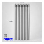 Set De Cortinas 2pz Cortas Viasoft 1.80mx1.18m Vianney® Gris