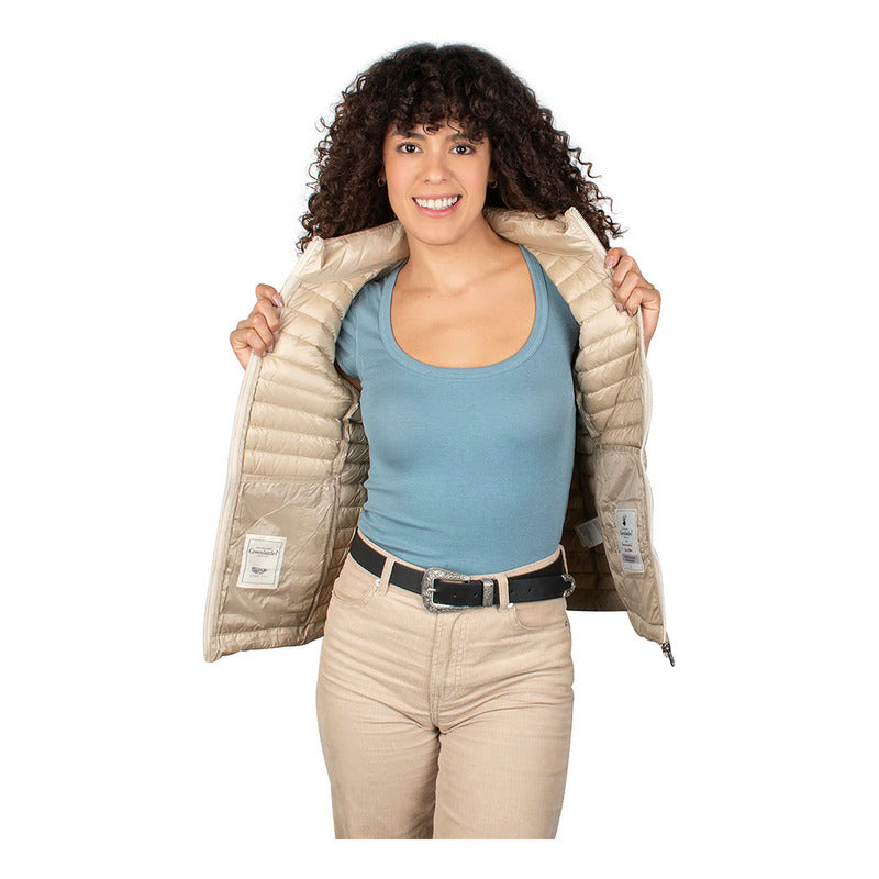 Chaleco De Pluma Para Dama Mod.dw86-vpol8955 Greenlander®