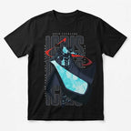 Playera Oversize Fit De Hombre Igris Mascara De Latex® Negro Igris Eg Lisa