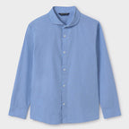 Camisa Casual Para Niño Mod.6142 Marca Mayoral® Azul Claro Puntos 18 Años