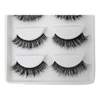 Pestañas Postizas En Tira 5 Pares Marca Kfer Valtierra® Negro Whispy K8 C 1.5 Cm