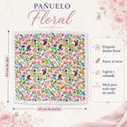 Mascada Ejecutiva De Satín Cuadrada Fina Para Mujer Multicolor Floral Primaveral Unitalla