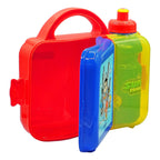 Lonchera Infantil De Plástico Con Botella Diseños Varios