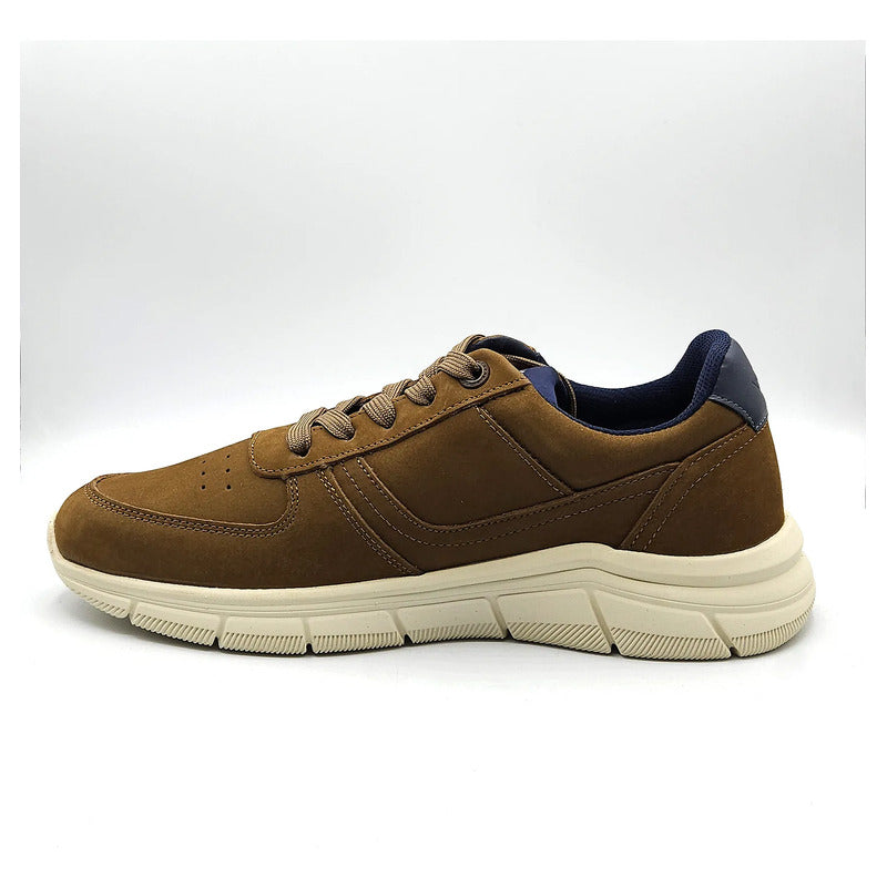 Zapato Tipo Tenis Casual Para Caballero M.d2126761s Dockers® Marrón Lisa 6,0 Mx