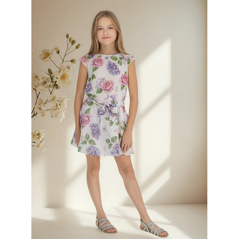 Vestido/mono Para Niña Floreado Marca Mayoral®